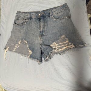 REWASH Distressed Denim Women's Shorts